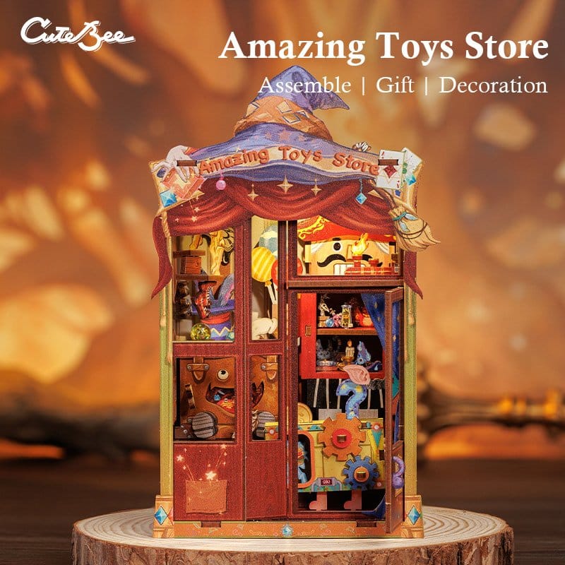Book Nook Amazing Toy Store CuteBee