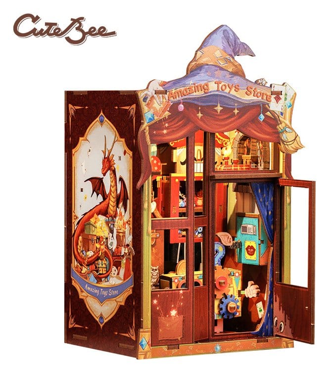 Book Nook Amazing Toy Store CuteBee