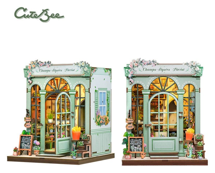 Miniature House Model Kit Champs Élysées Florist CuteBee