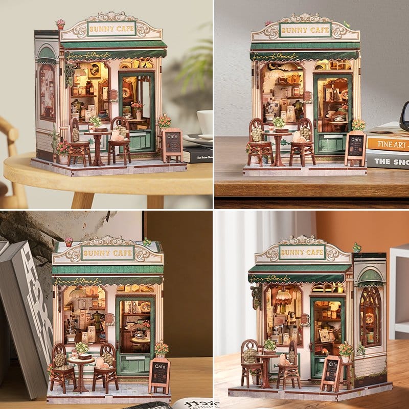 Miniature House Model Kit Sunny Cafe CuteBee