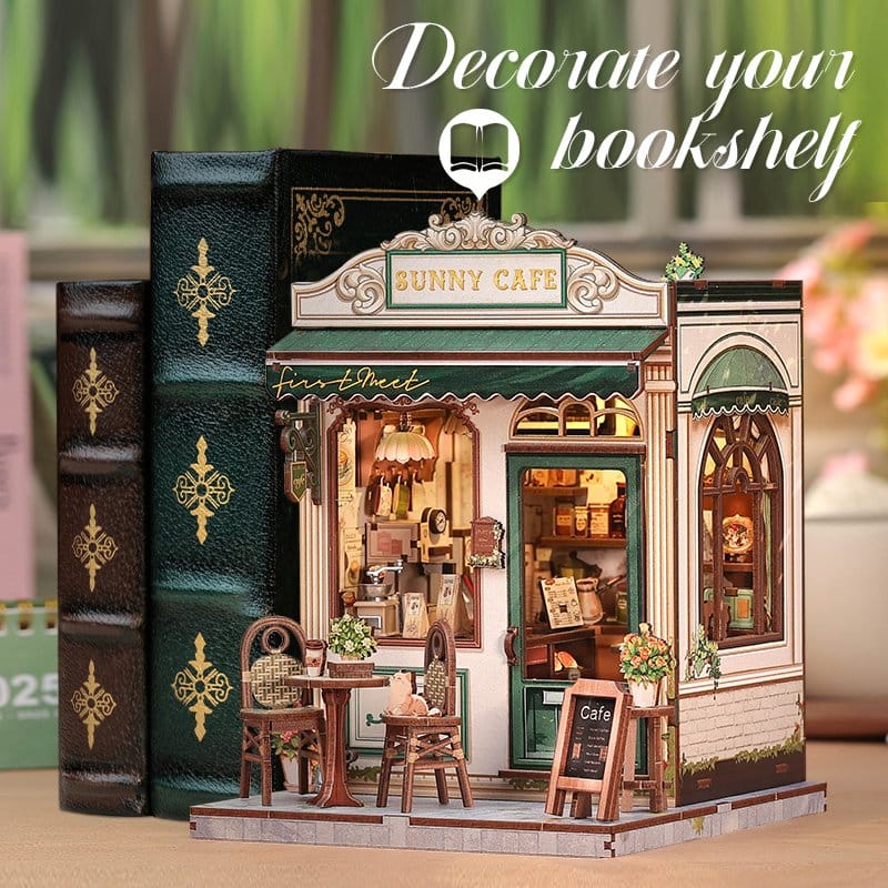 Miniature House Model Kit Sunny Cafe CuteBee