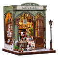 Miniature House Model Kit Gallery Bookstore CuteBee