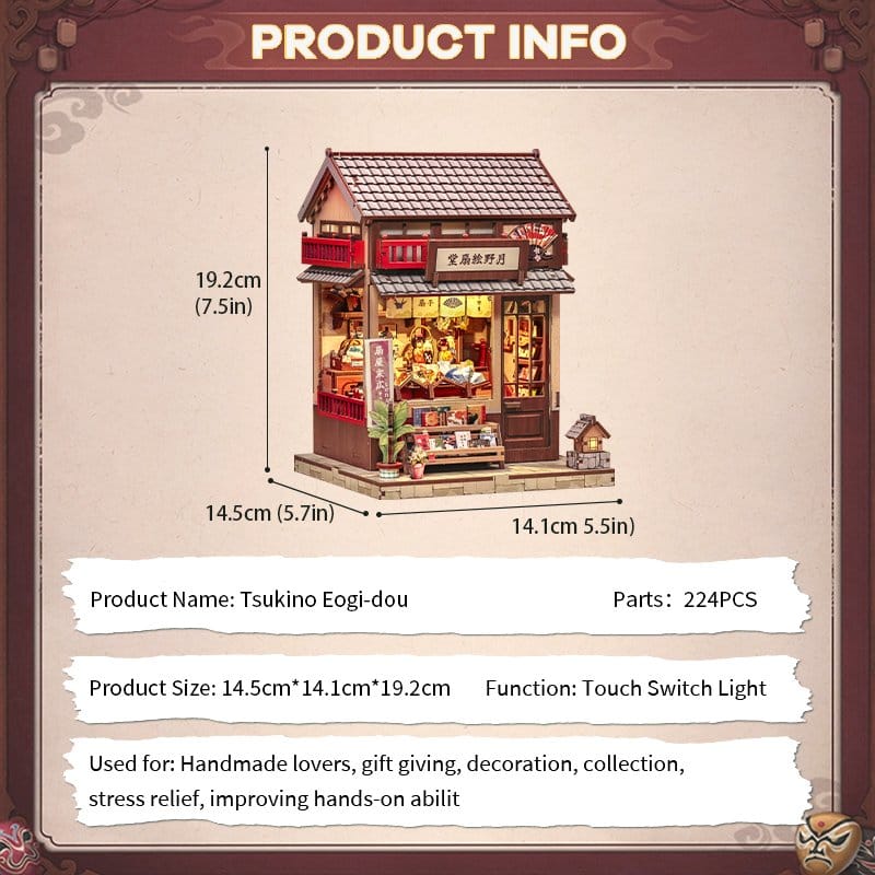 Miniature House Model Kit Tsukino Eogi dou CuteBee