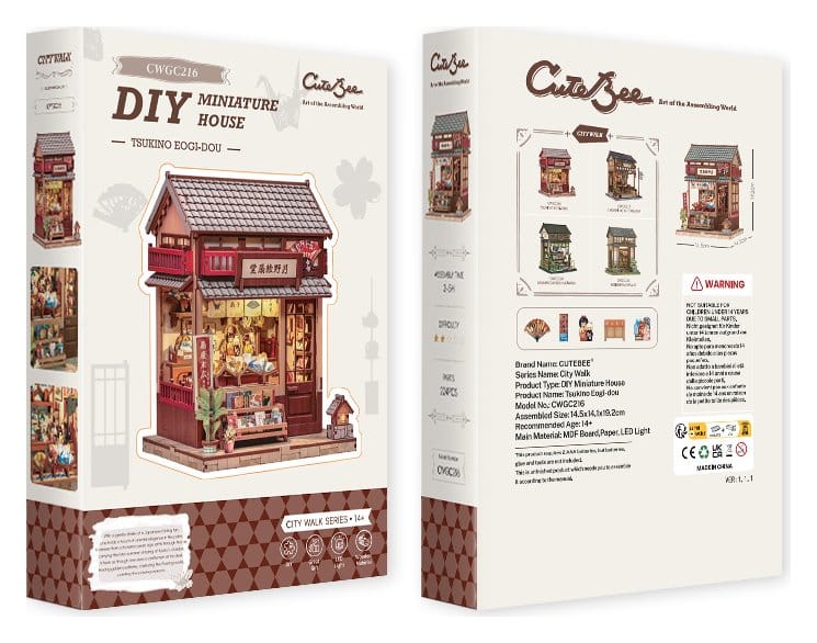 Miniature House Model Kit Tsukino Eogi dou CuteBee