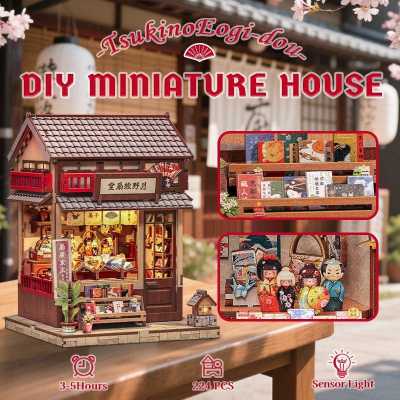 Miniature House Model Kit Tsukino Eogi dou CuteBee