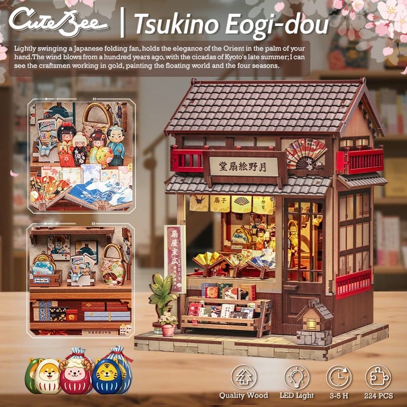 Miniature House Model Kit Tsukino Eogi dou CuteBee