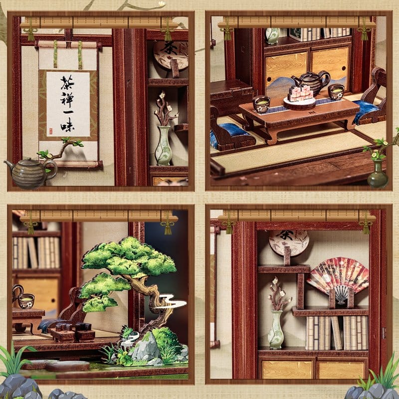 Miniature House Model Kit Kirishima Cha an CuteBee