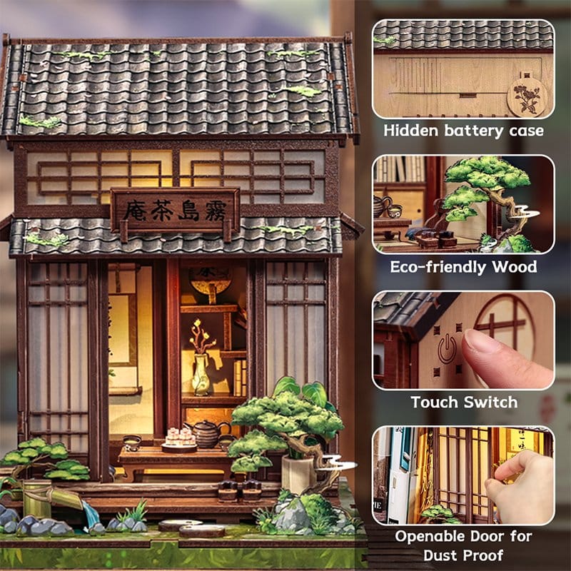 Miniature House Model Kit Kirishima Cha an CuteBee