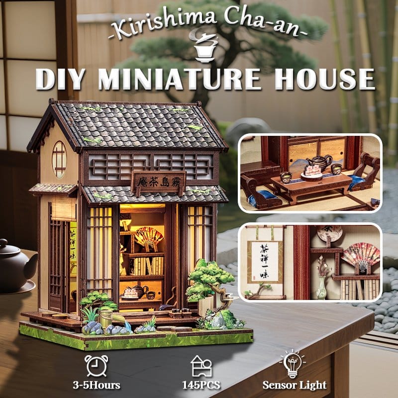 Miniature House Model Kit Kirishima Cha an CuteBee