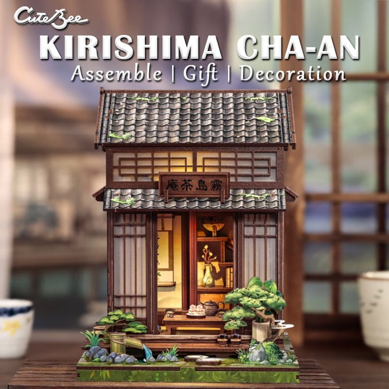 Miniature House Model Kit Kirishima Cha an CuteBee