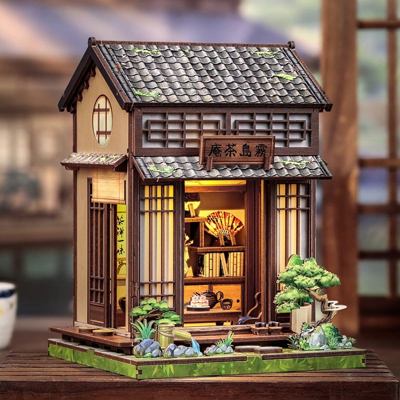 Miniature House Model Kit Kirishima Cha an CuteBee