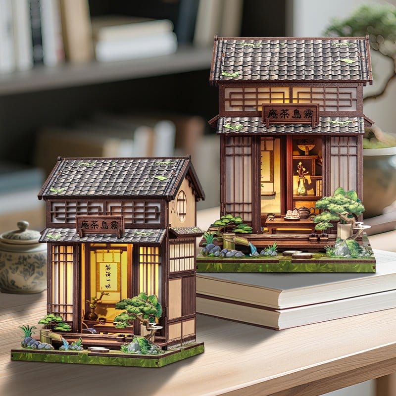 Miniature House Model Kit Kirishima Cha an CuteBee