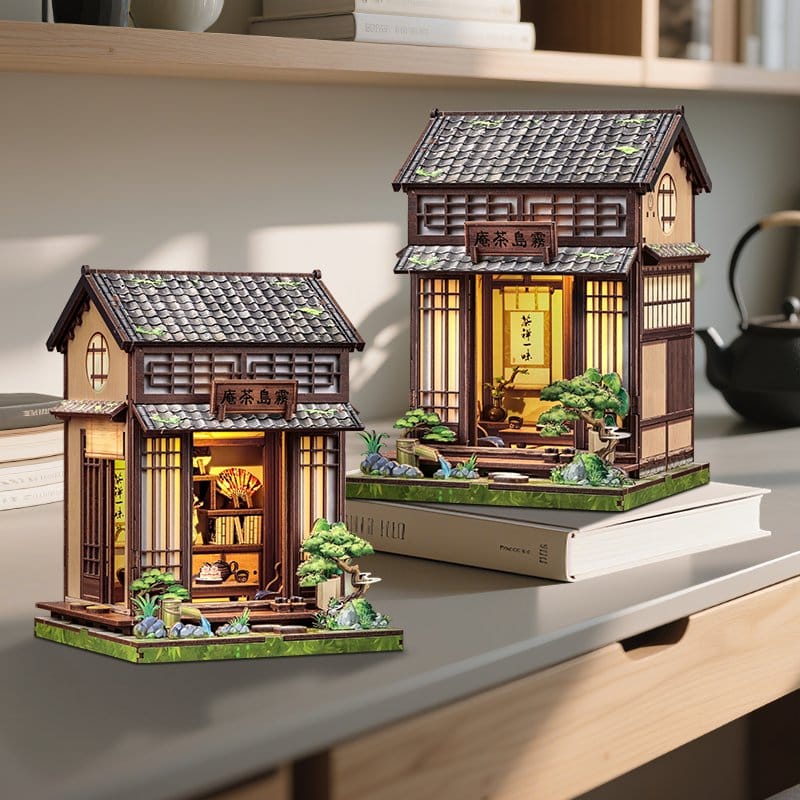 Miniature House Model Kit Kirishima Cha an CuteBee