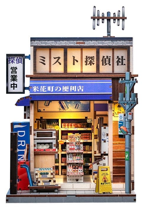 Miniature House Model Kit Beika cho Convenience Store CuteBee