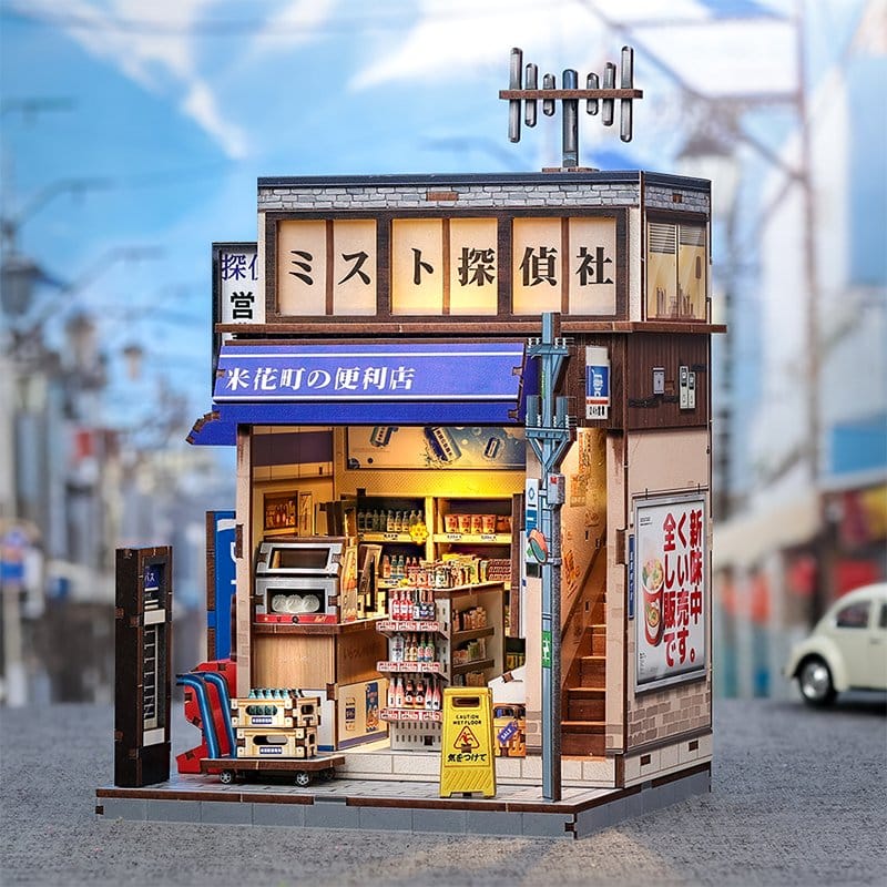 Miniature House Model Kit Beika cho Convenience Store CuteBee
