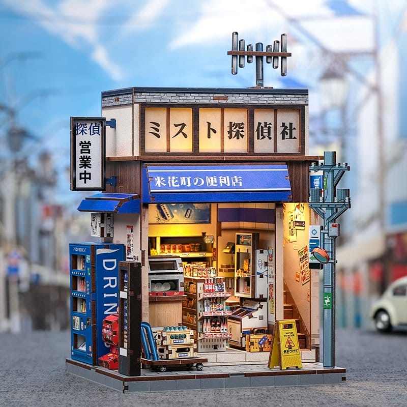 Miniature House Model Kit Beika cho Convenience Store CuteBee