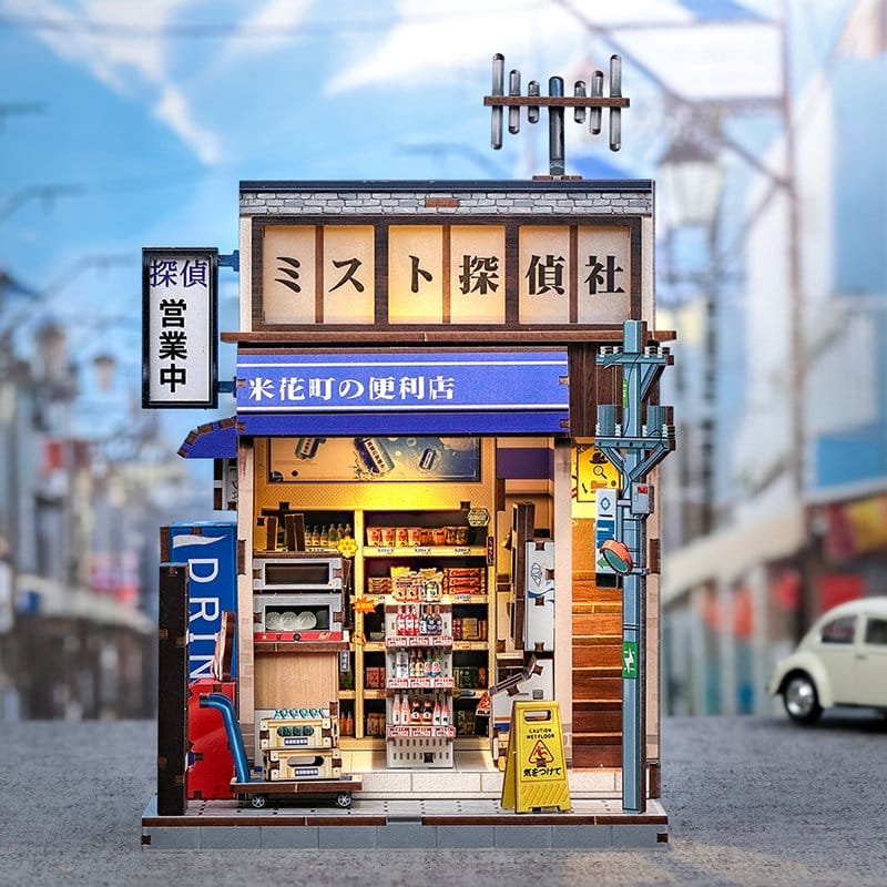 Miniature House Model Kit Beika cho Convenience Store CuteBee