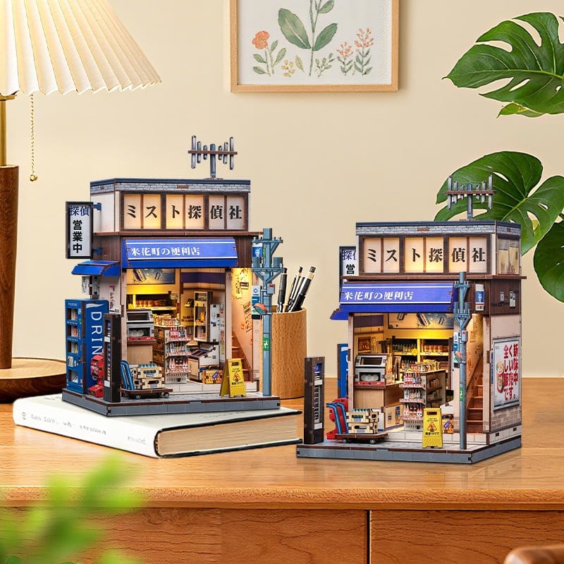 Miniature House Model Kit Beika cho Convenience Store CuteBee