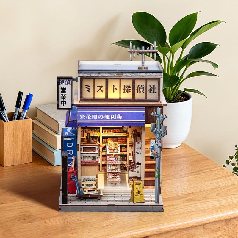 Miniature House Model Kit Beika cho Convenience Store CuteBee