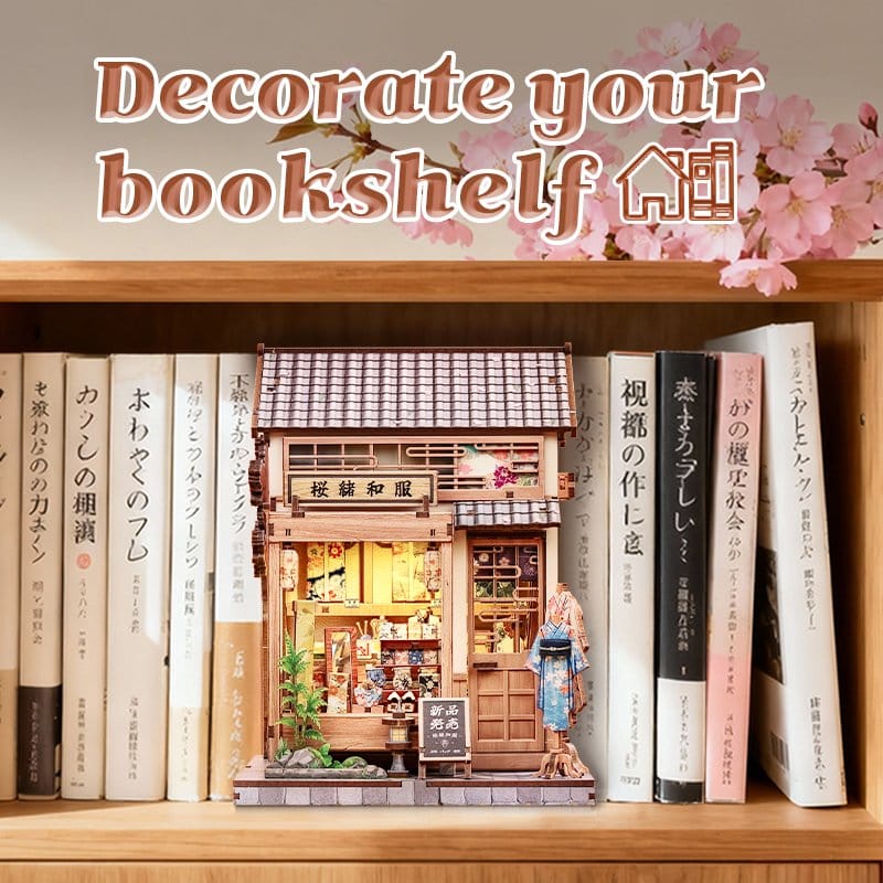 Miniature House Model Kit Sakura O Kimono Shop CuteBee