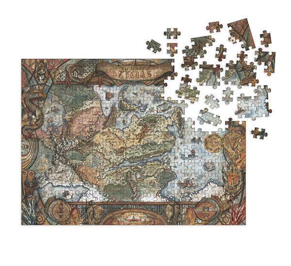 Dragon Age Jigsaw Puzzle World of Thedas Map 1000 pieces Dark Horse