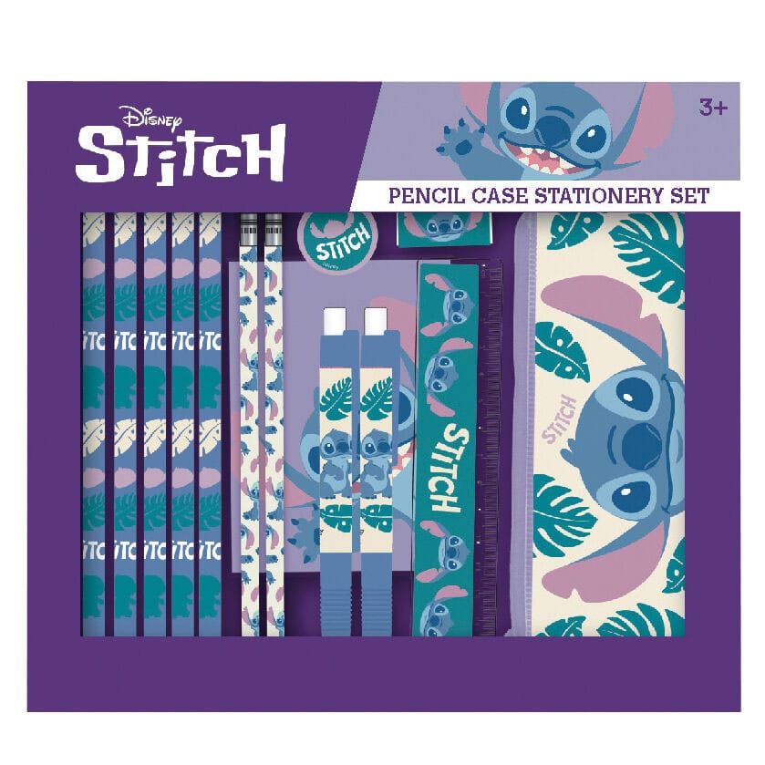 Lilo & Stitch pencil case stationery set 14 pieces CyP Brands