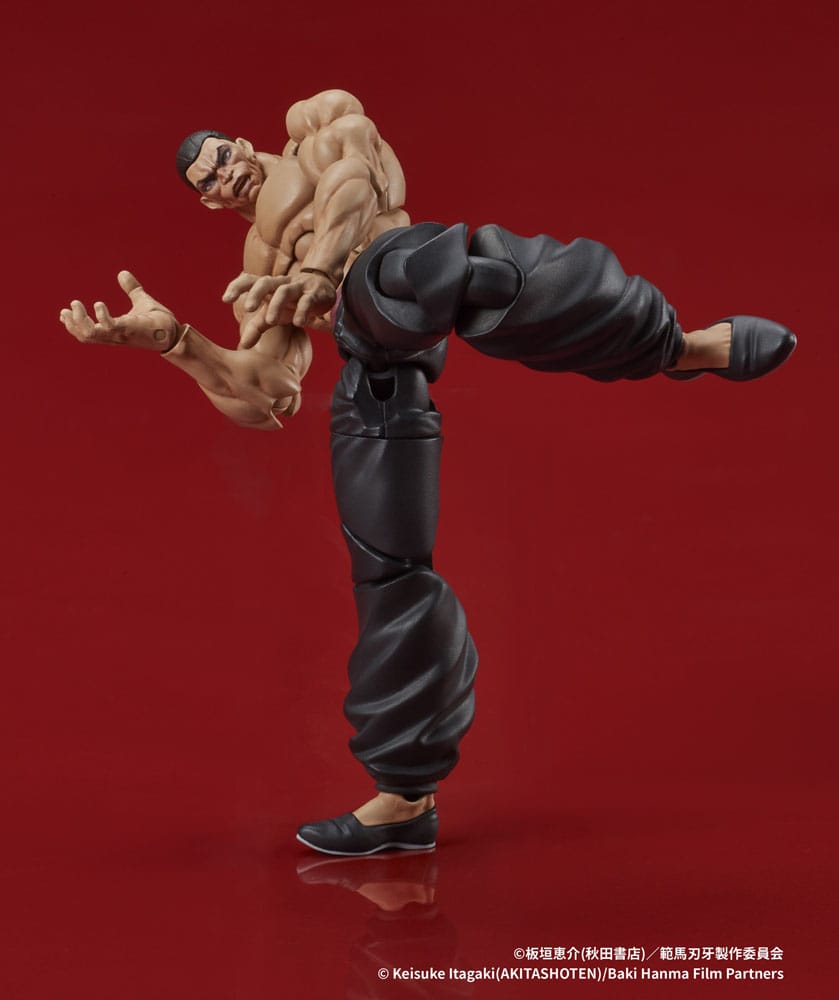 Baki Hanma Digaction Action Figure Retsu Kaioh Digism