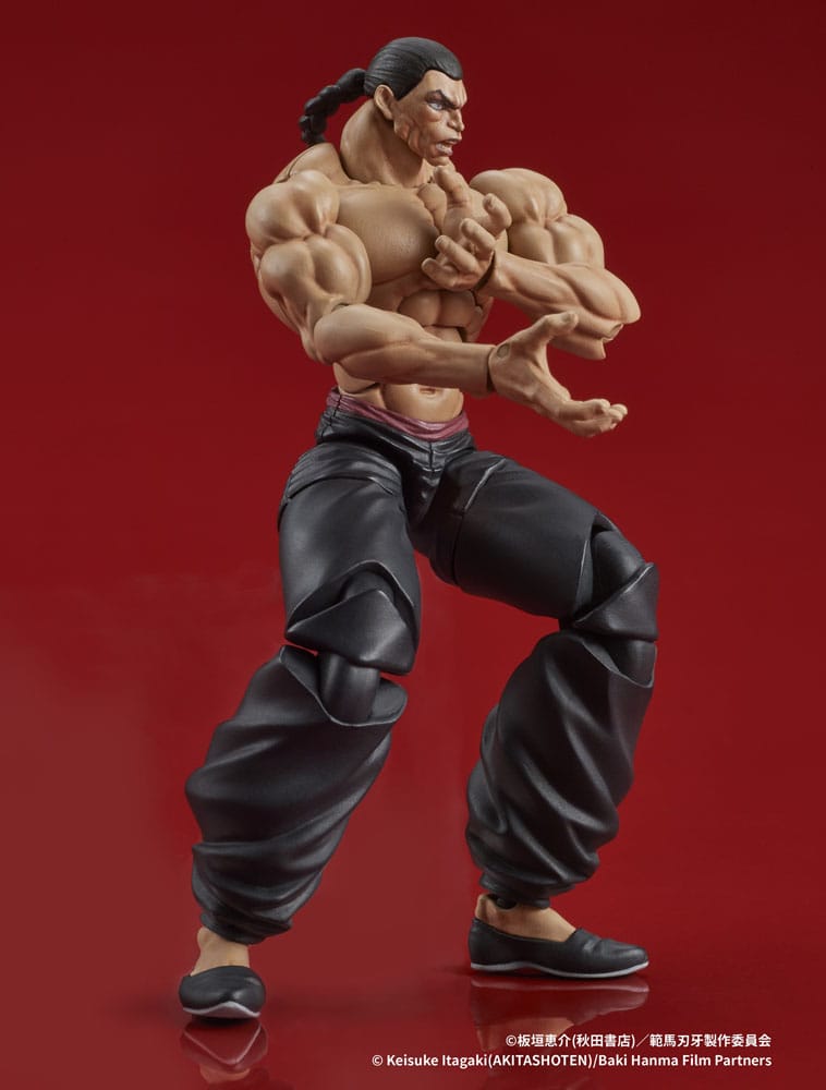 Baki Hanma Digaction Action Figure Retsu Kaioh Digism