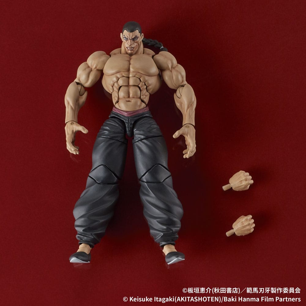Baki Hanma Digaction Action Figure Retsu Kaioh Digism