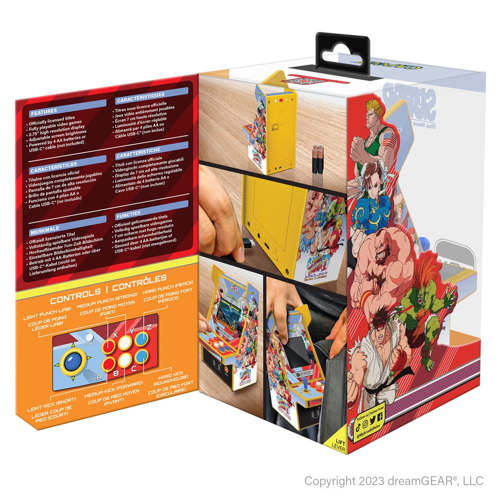 Super Street Fighter II Portable Retro Arcade Micro Player Pro My Arcade