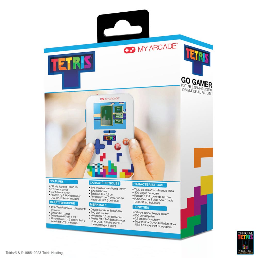 Tetris Portable Video Gaming System Go Gamer My Arcade