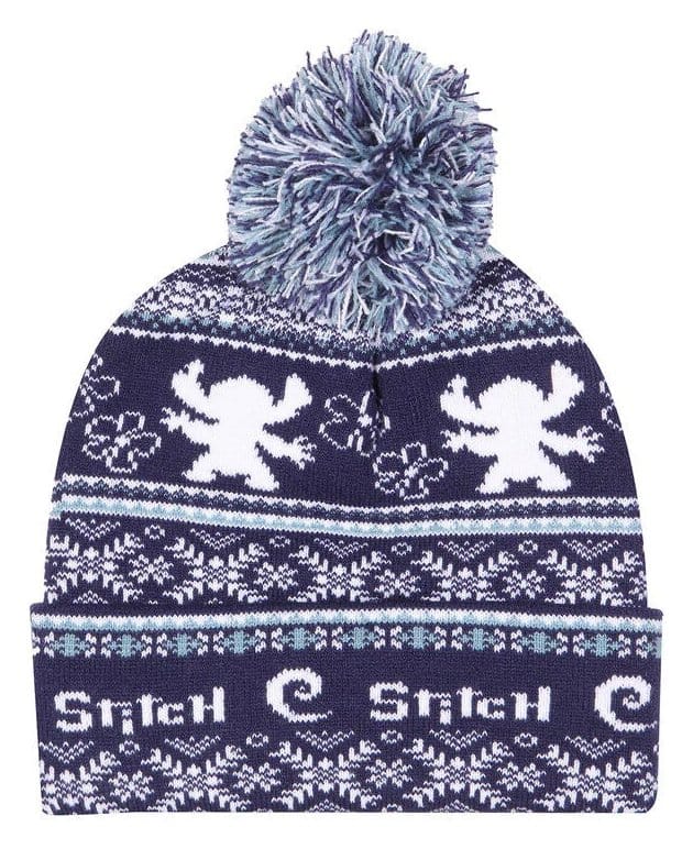 Lilo & Stitch Pom Pom Beanie Fair Isle Heroes Inc