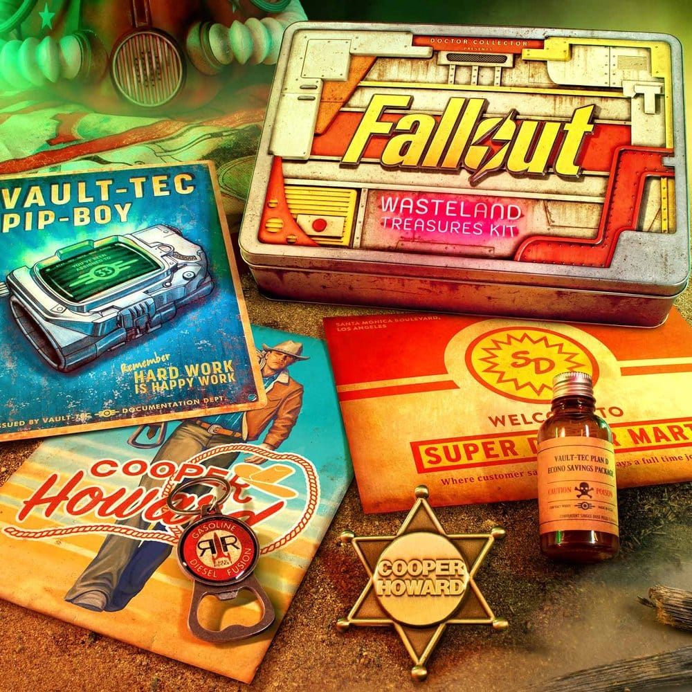 Fallout Gift Box Wasteland Treasures Kit Doctor Collector