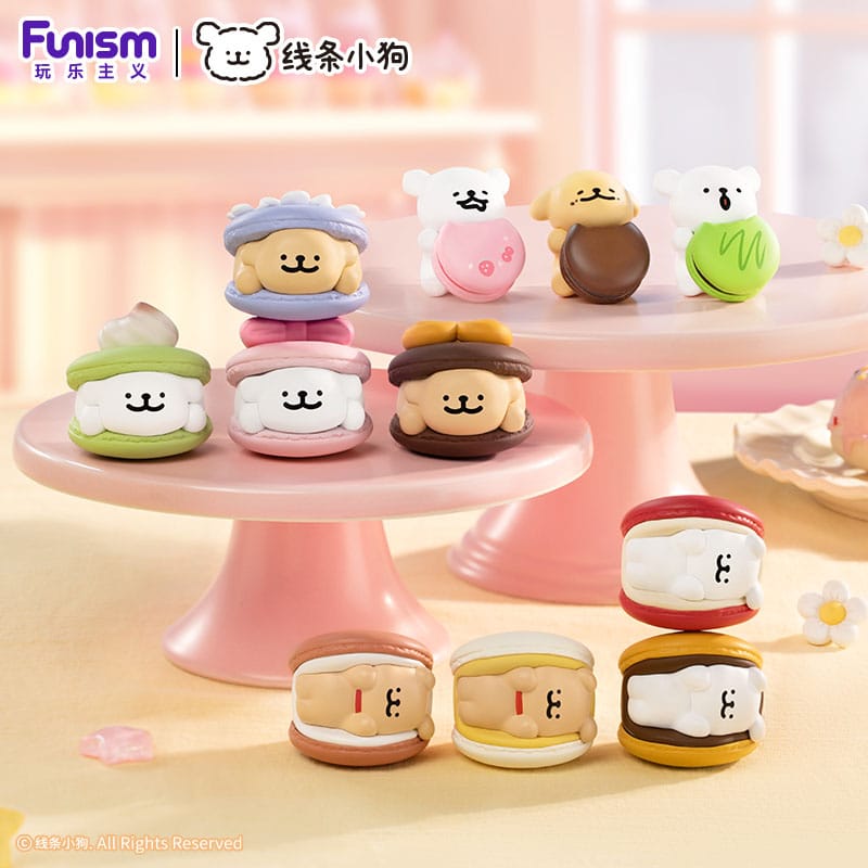 Maltese Sweet Box Series Mini Figures 3 Pack Puppy Face Display 6 Funism