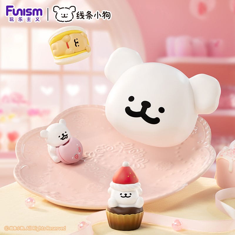 Maltese Sweet Box Series Mini Figures 3 Pack Puppy Face Display 6 Funism