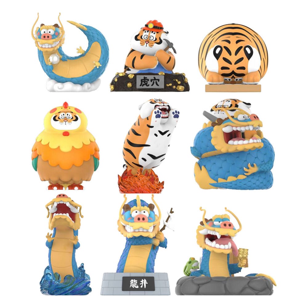 I Am Not Fat Tiger Long Teng Hu Yue Series Mini Figures Display 8 Funism