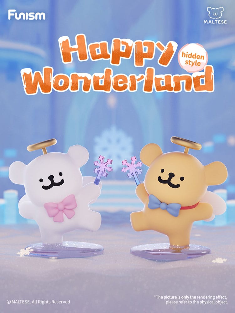 Maltese Cuddly Moments Series Mini Figures Display 8 Funism