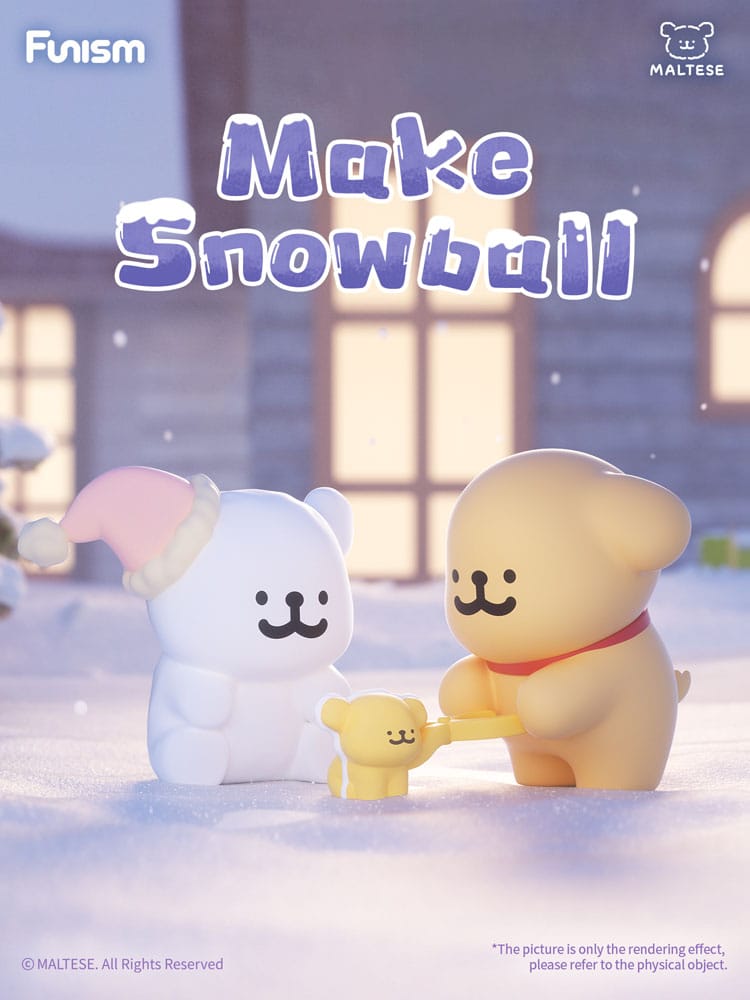 Maltese Cuddly Moments Series Mini Figures Display 8 Funism