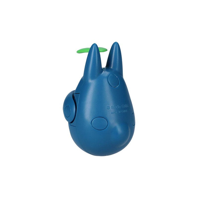 My Neighbor Totoro Round Bottomed Figurine Mid Totoro with leaf Semic