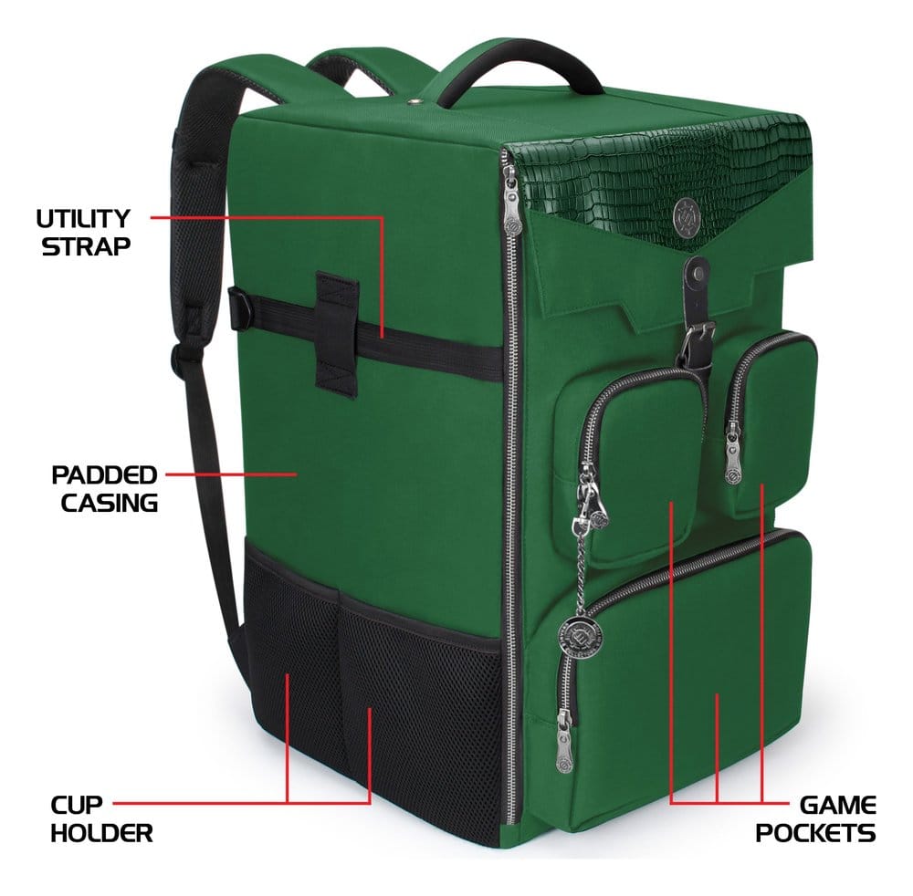Enhance Board Game Backpack Collector's Edition Green Enhance
