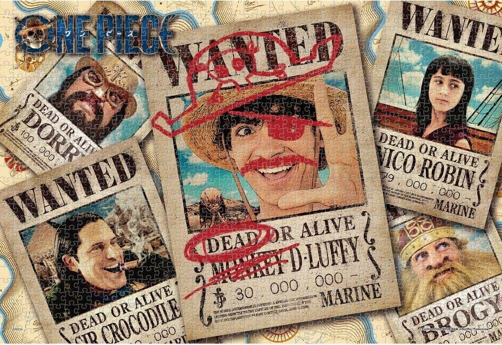 One Piece 1000 piece puzzle Wanted Epoch Toys