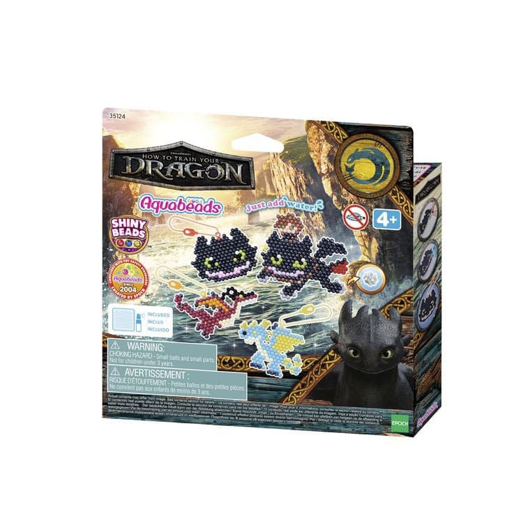 How To Train Your Dragon Aquabeads Craft kit key ring Epoch Toys