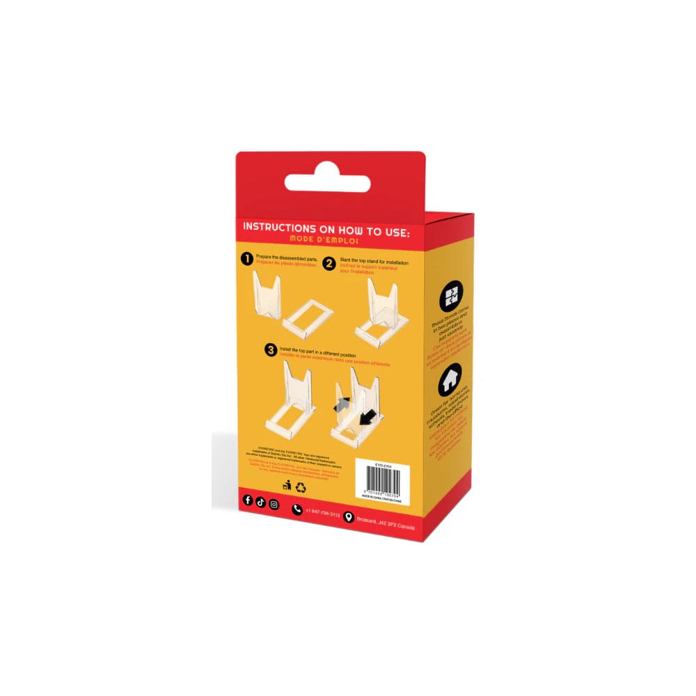 Adjustable Easel Stand 6 Pack Compatible with Video Game Cases Evoretro