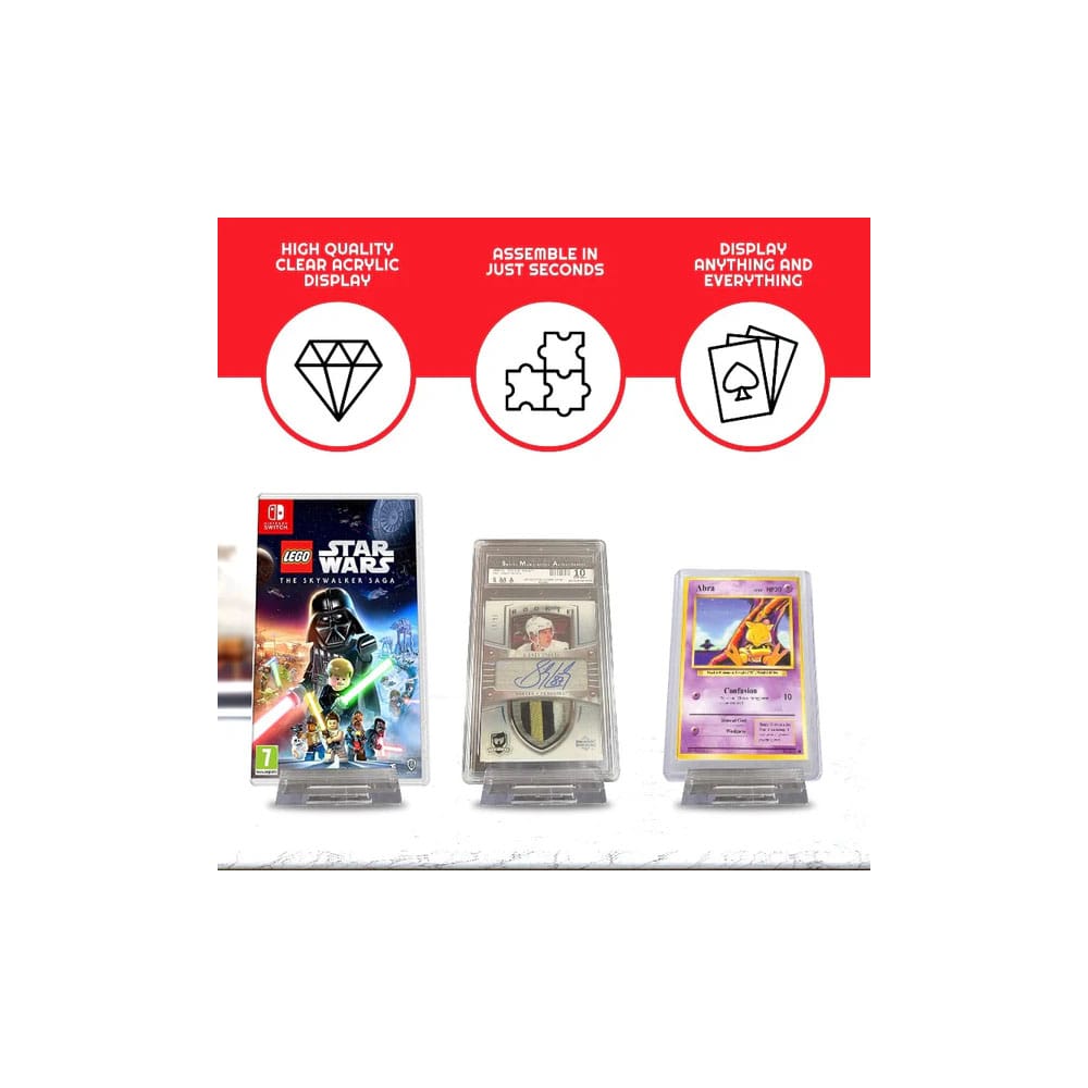 Adjustable Easel Stand 6 Pack Compatible with Video Game Cases Evoretro