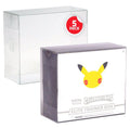 PET Protectors 5 Pack for Booster Boxes / Elite Trainer Boxes Ver. 2 Evoretro