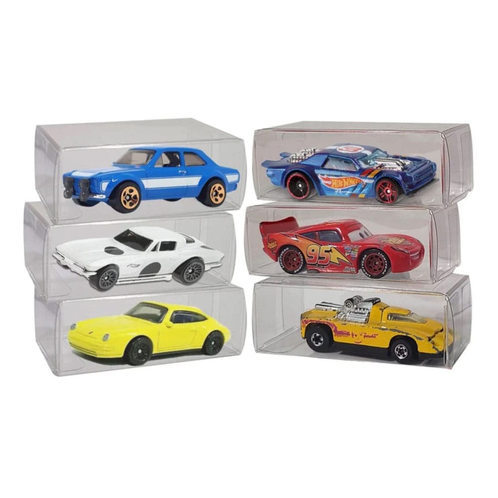 Hot Wheels PET Protectors 50 Pack for Matchbox Cars Evoretro