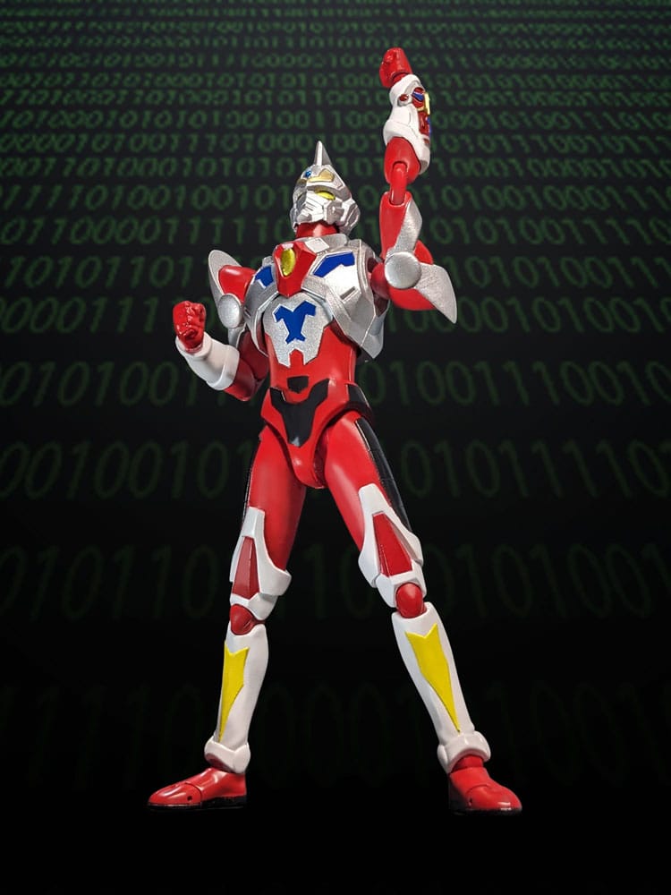 Gridman Universe HAF Action Figure Gridman Animation Style Evolution Toy