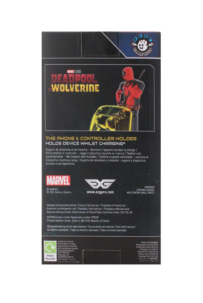 Marvel Cable Guys R.E.S.T Collectable Charging Stand Deadpool 3 Exquisite Gaming