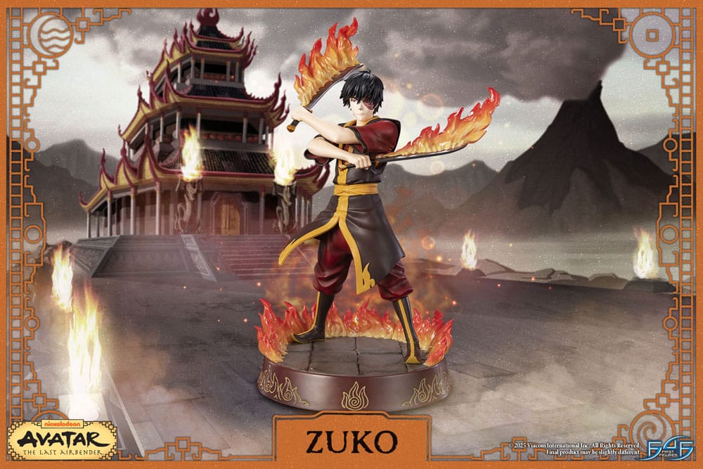 Avatar The Last Airbender Statue Zuko First 4 Figures