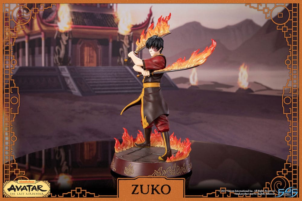 Avatar The Last Airbender Statue Zuko First 4 Figures